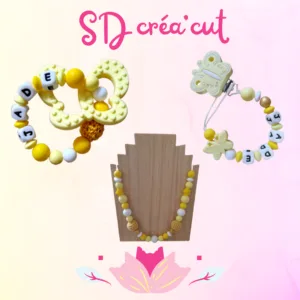 Coffret Trio Papillon Jaune