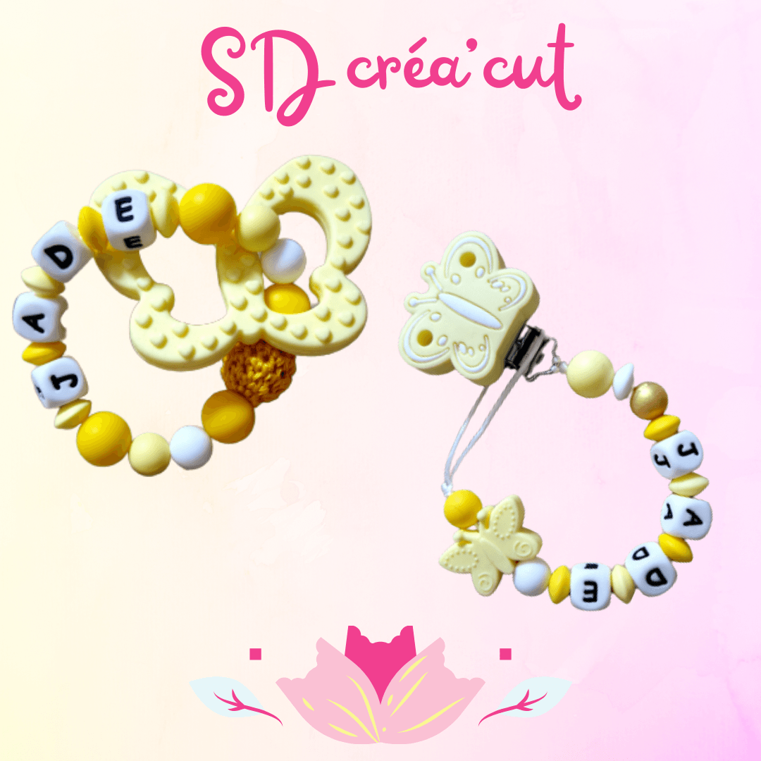 Coffret Duo Papillon Jaune