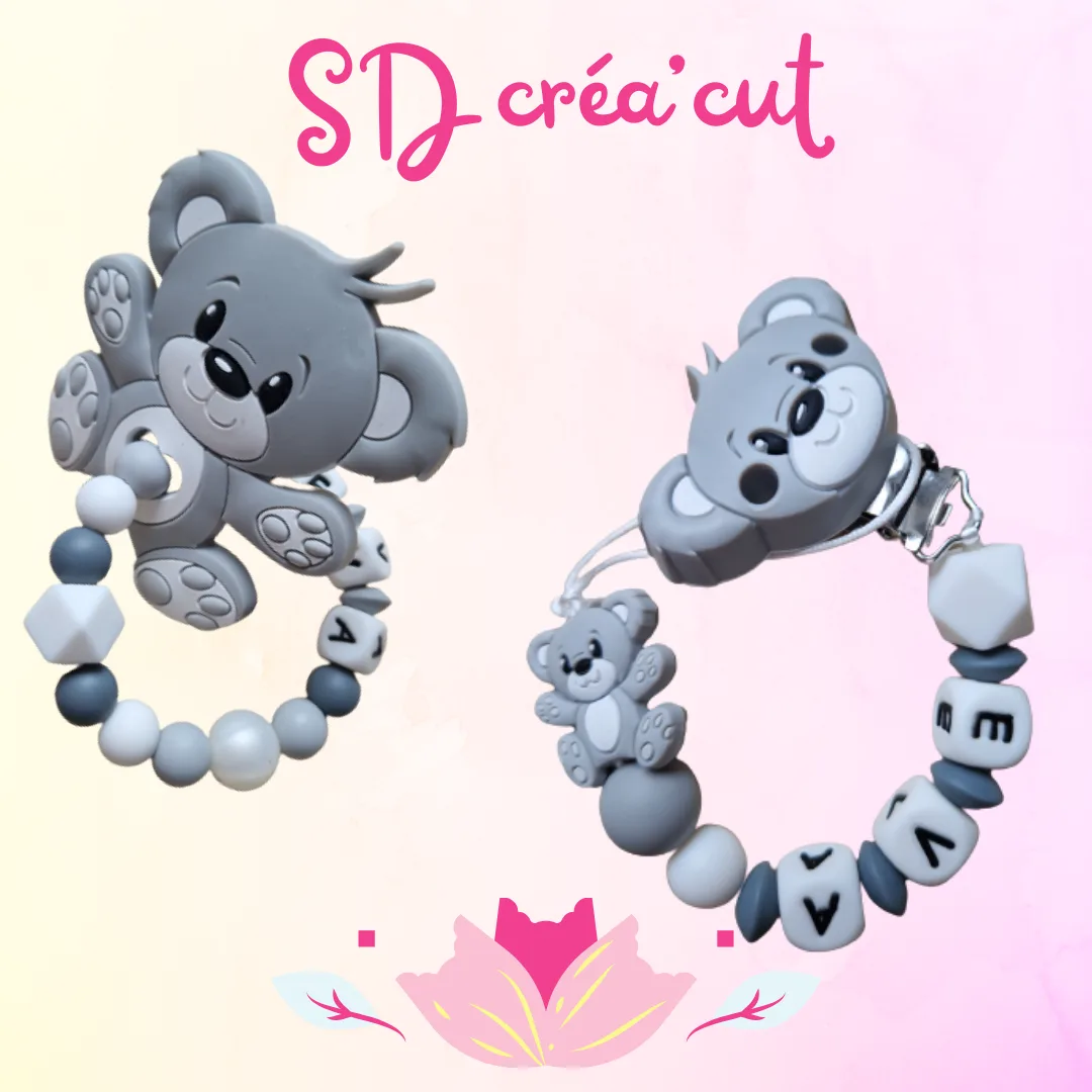 Coffret Duo Ourson Gris