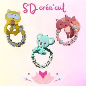Anneaux de Dentition en Silicone