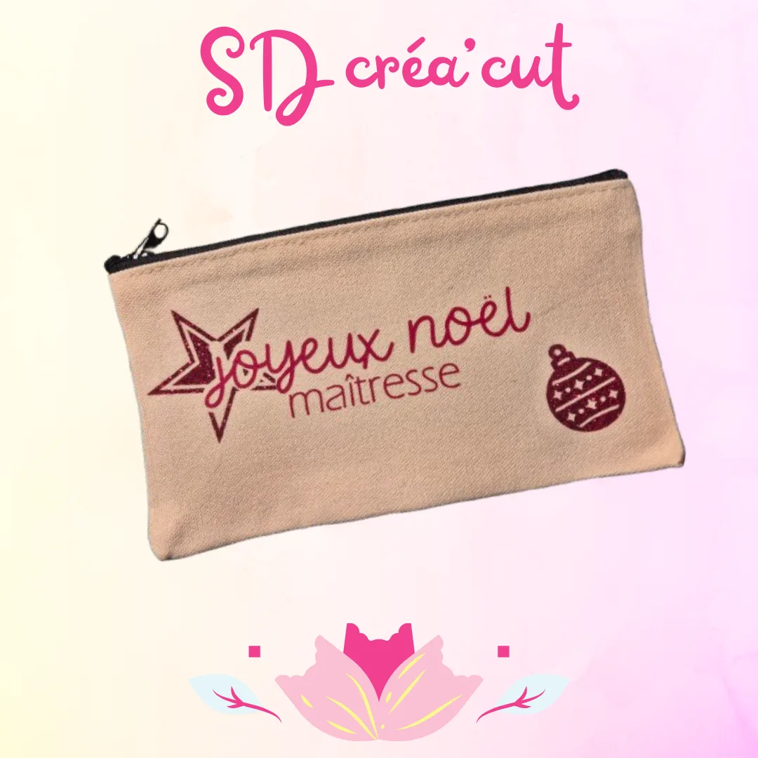 Ma Petite Pochette Joyeux Noël Maîtresse