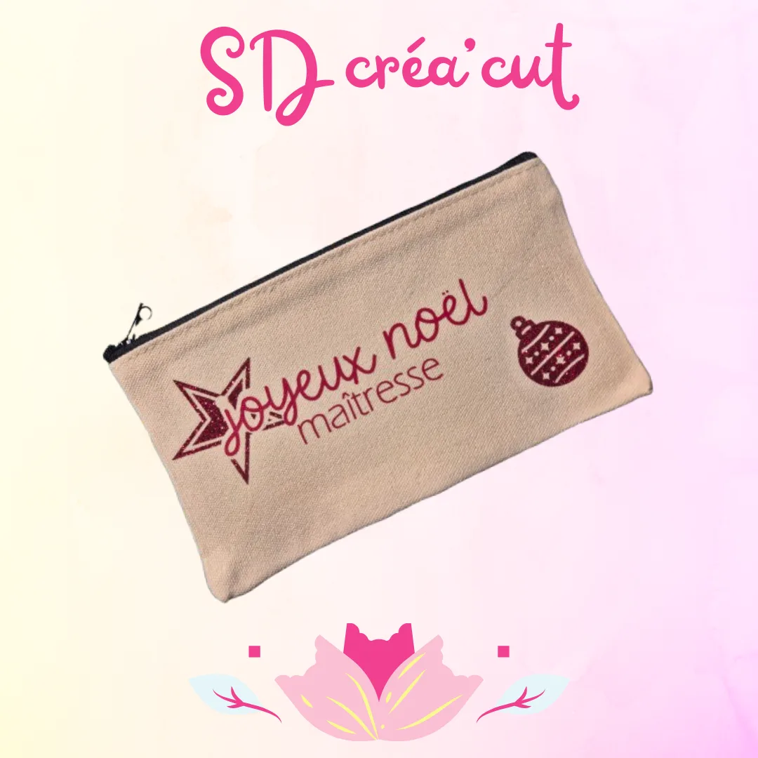 Ma Petite Pochette Joyeux Noël Maîtresse